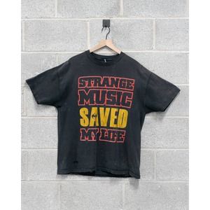 2000s Vintage Strange Music Saved My Life Tshirt - L